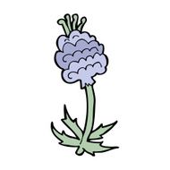 cartoon flower N634