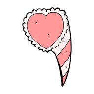 cartoon love heart symbol N14