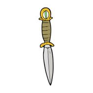 cartoon mystic dagger N14