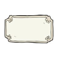 cartoon old frame banner N14
