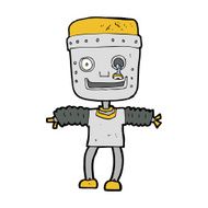 Cartoon Robot N421