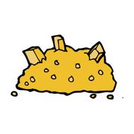 cartoon pile of gold N9