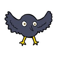 Cartoon Crow N44