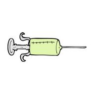 cartoon old needle N13