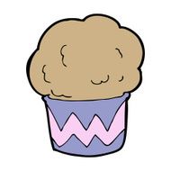cartoon cupcake N211