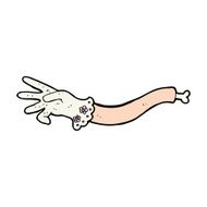 cartoon spooky victorian arm reaching N14