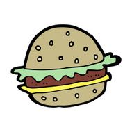 Cartoon Hamburger N17