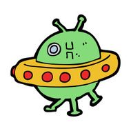 Cartoon UFO N16
