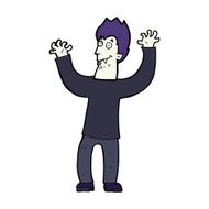 cartoon halloween vampire N27