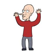 cartoon mean man N31