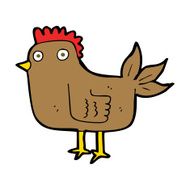 Cartoon Hen N41