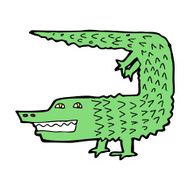Cartoon Crocodile N117