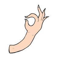 cartoon hand symbol N62
