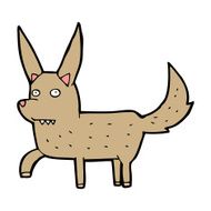 cartoon wild dog N16
