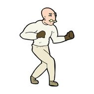 cartoon victorian boxer N10