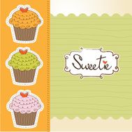 Birthday cupcake N19