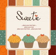 Birthday cupcake N25