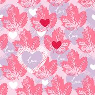 Love seamless pattern vector