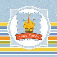 Happy Birthday Cupcake N17