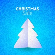 Merry Christmas doodle seamless pattern fir tree