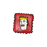 cartoon postage stamp N7