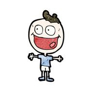 cartoon laughing man N47