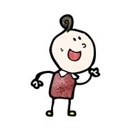 cartoon happy boy N373