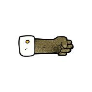 cartoon clenched fist symbol N3