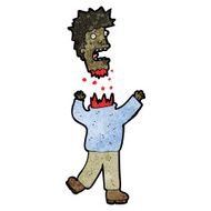 cartoon man with severed head N8