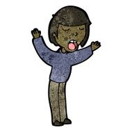 Cartoon Boy Singing N18