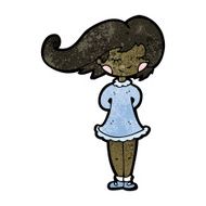cartoon prettty girl N9