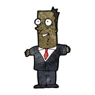 cartoon happy businessman N5