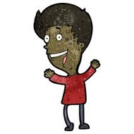 cartoon happy boy N375