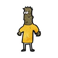 Cartoon Man Shrugging Shoulders N100