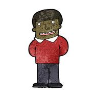 cartoon friendly man N41