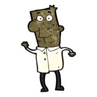 cartoon dancing man N87