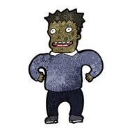 cartoon excited man N155