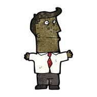 cartoon office man N33