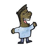 cartoon laughing man N48