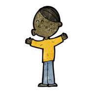 cartoon whistling man N6