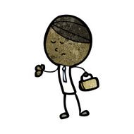 cartoon sensible businessman N6