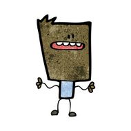 cartoon block head N5
