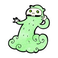 cartoon spooky ghost N142