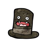 Cartoon Top Hat N26
