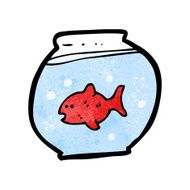 Cartoon Fish In Bowl N4