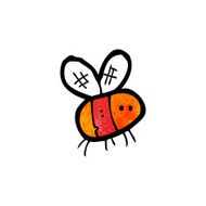Cartoon Bee N163