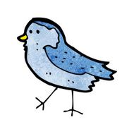 cartoon blue bird N8