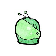 Cartoon Space Helmet N17