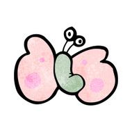 Cartoon Butterfly N119