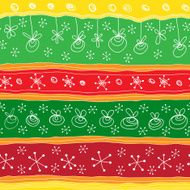 Christmas seamless ornament